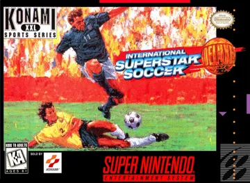 International Superstar Soccer Deluxe (USA) box cover front